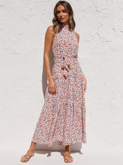 Strapless Long Polka Dot Sundress Dresses