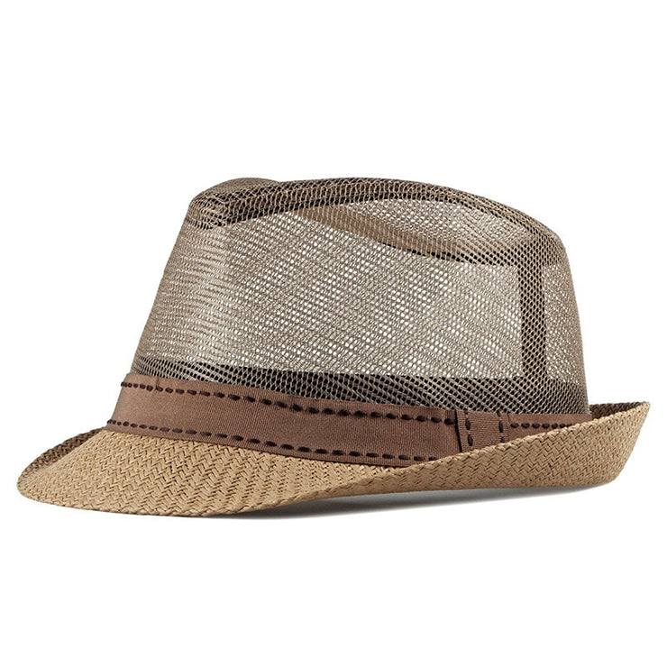 Unisex Plaid Fedoras Hats