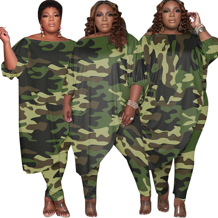 Bohemian 2pc Camouflage Tracksuit