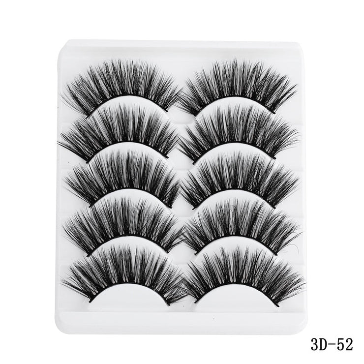 5 Pairs 5D Mink Eyelashes