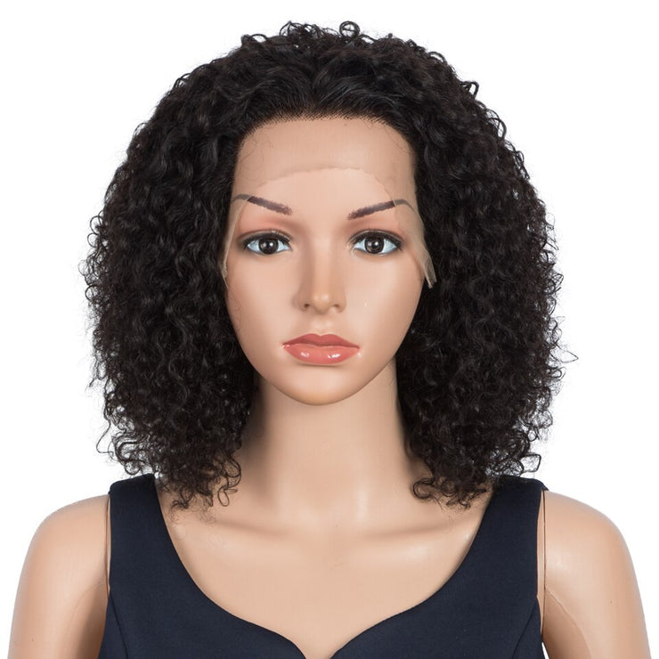 Kinky Curly Lace Front Pre-Plucked Hairline Wig