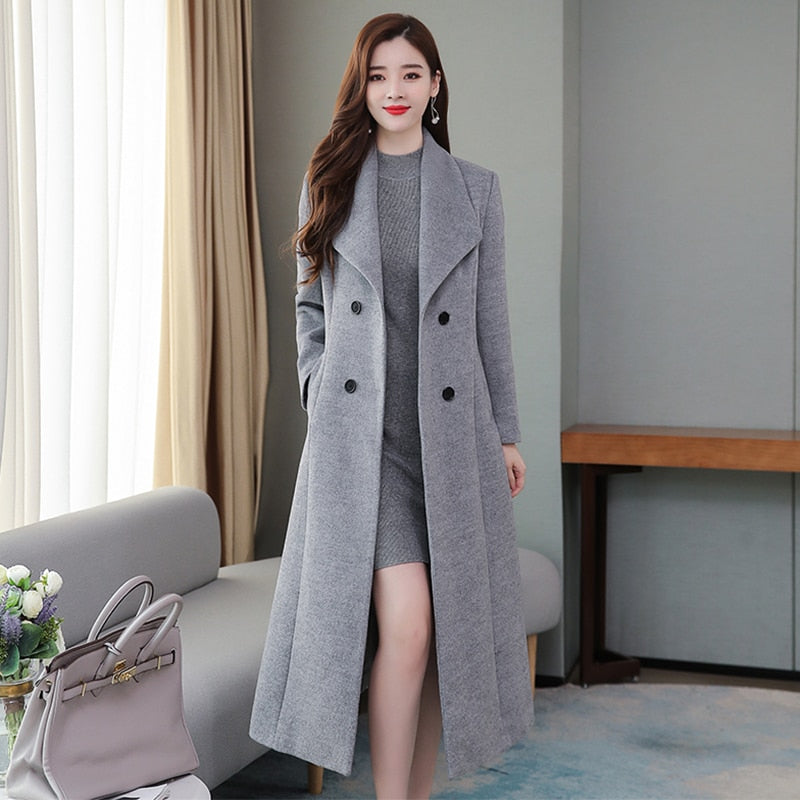 Thick Cashmere Long Coat