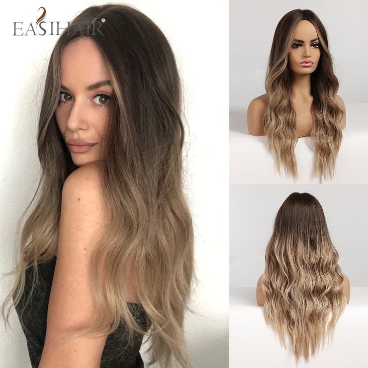 EASIHAIR Wavy Heat Resistant Synthetic Wigs