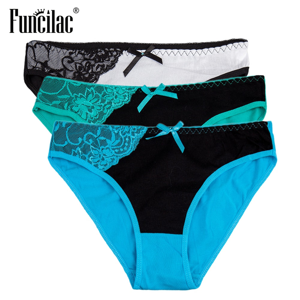 Lace Patchwork Briefs