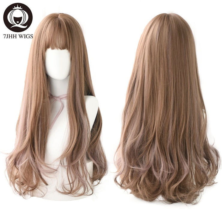 Long Wavy Synthetic Wigs Heat Resistant