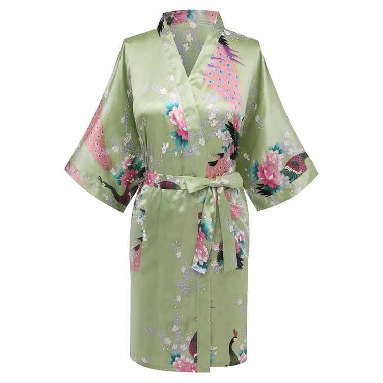 Silk Rayon Long  Robes