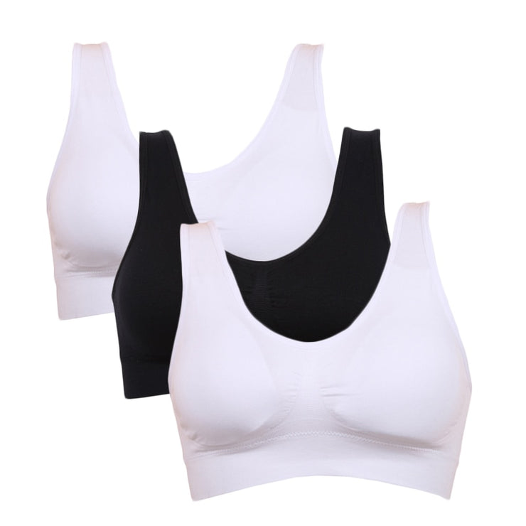 3pack Seamless Bras with Pads