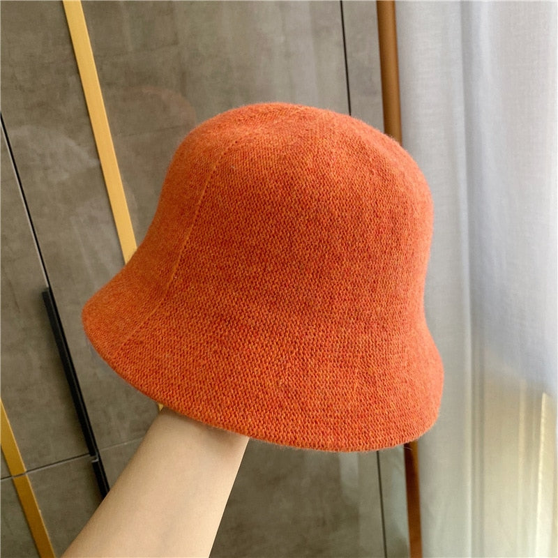 Girls Felt Wool Bucket Hats