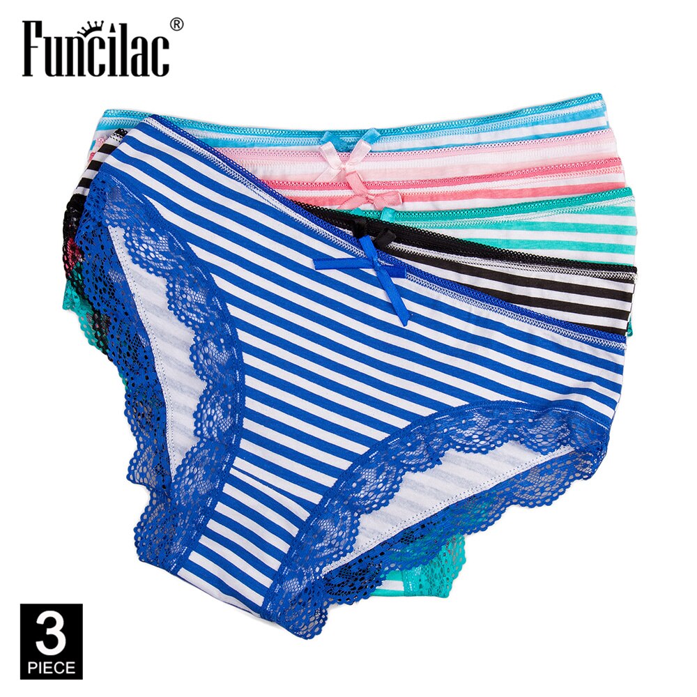 3pc Lace Briefs