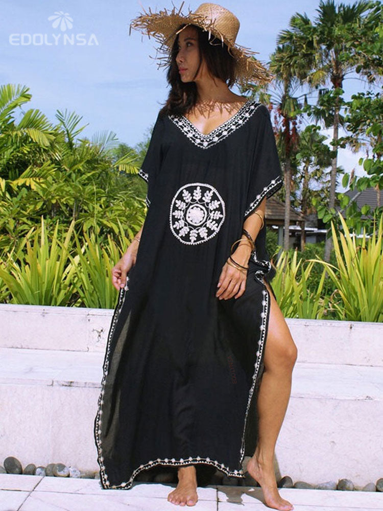 Bats Sleeve Loose Beach Dress