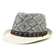 Unisex Plaid Fedoras Hats