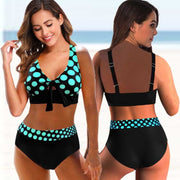 2pc High Waist Bikini Set