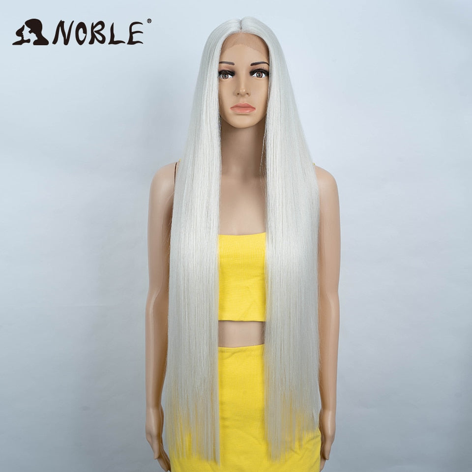 Noble Synthetic Straight Lace Front Wig