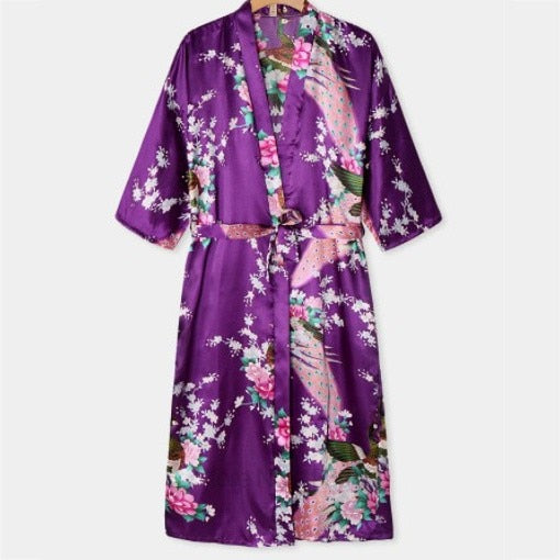 Silk Rayon Long  Robes