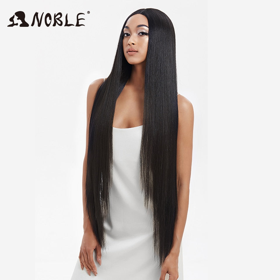 Noble Synthetic Straight Lace Front Wig