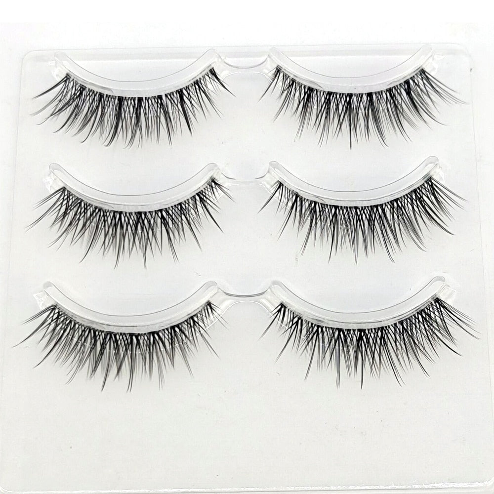 3D Mink Lashes Natural Short Full Strip