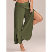 Wide Leg Yoga Split Workout Pants