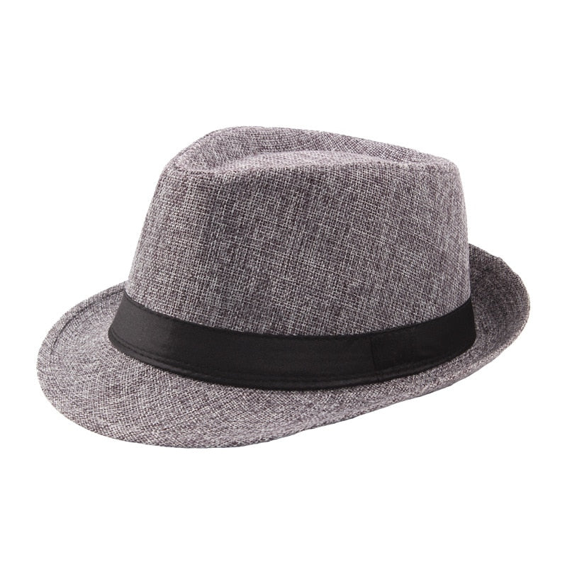 Unisex Plaid Fedoras Hats