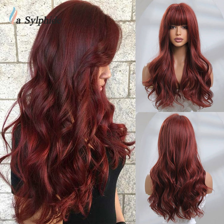 La Sylphide  Long Synthetic Wig Wave Heat Resistant