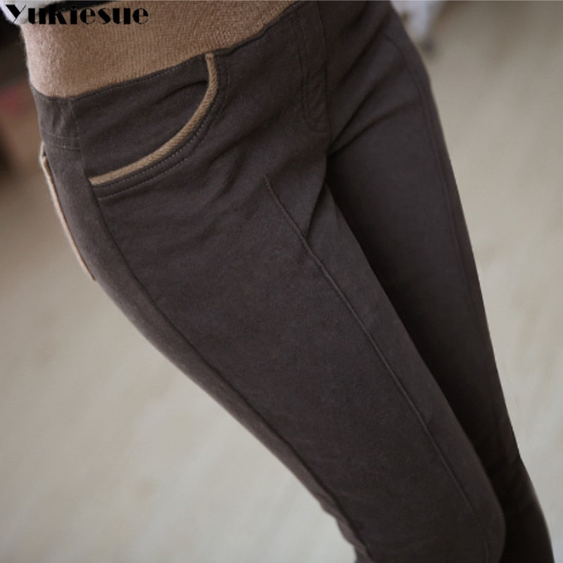 Pencil Pants High Waist Skinny Jeggings