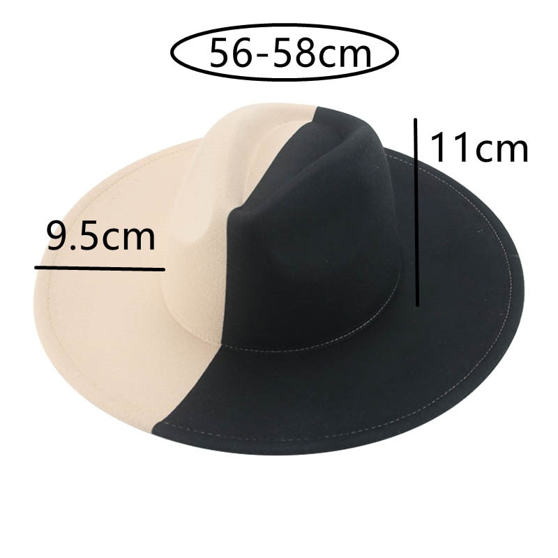 Men Gradient Color Luxury Fedoras