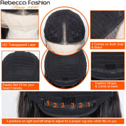 Body Wave Transparent Lace Frontal Human Hair Wigs