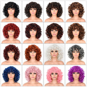 Short Synthetic Fluffy Shoulder Length Wigs