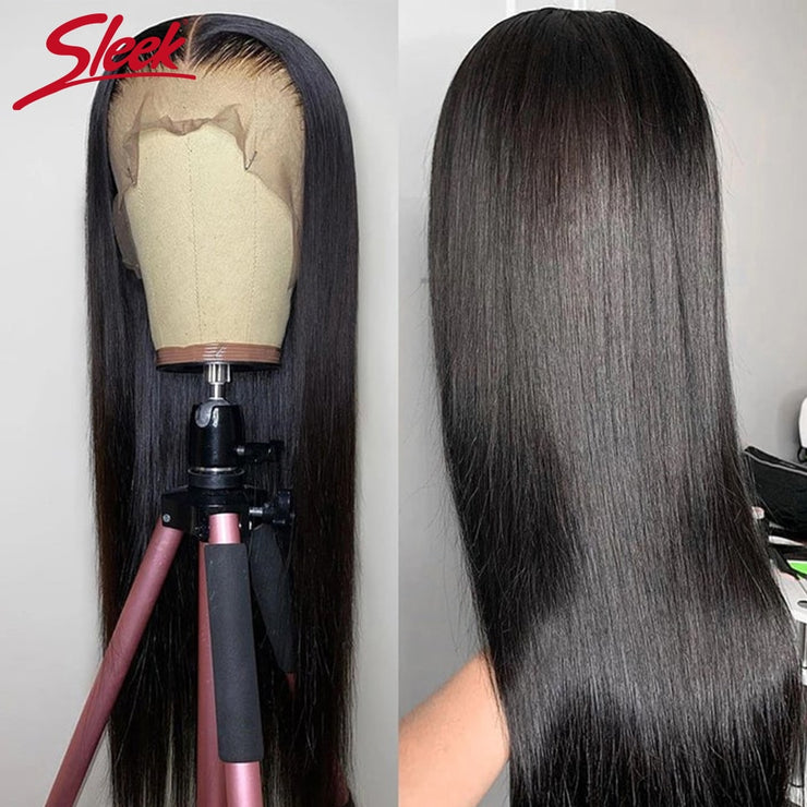 Straight Lace Front, T Part, and Lace Frontal Human Hair Wigs