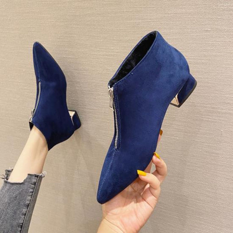 Pointed Toe Ankle Boots