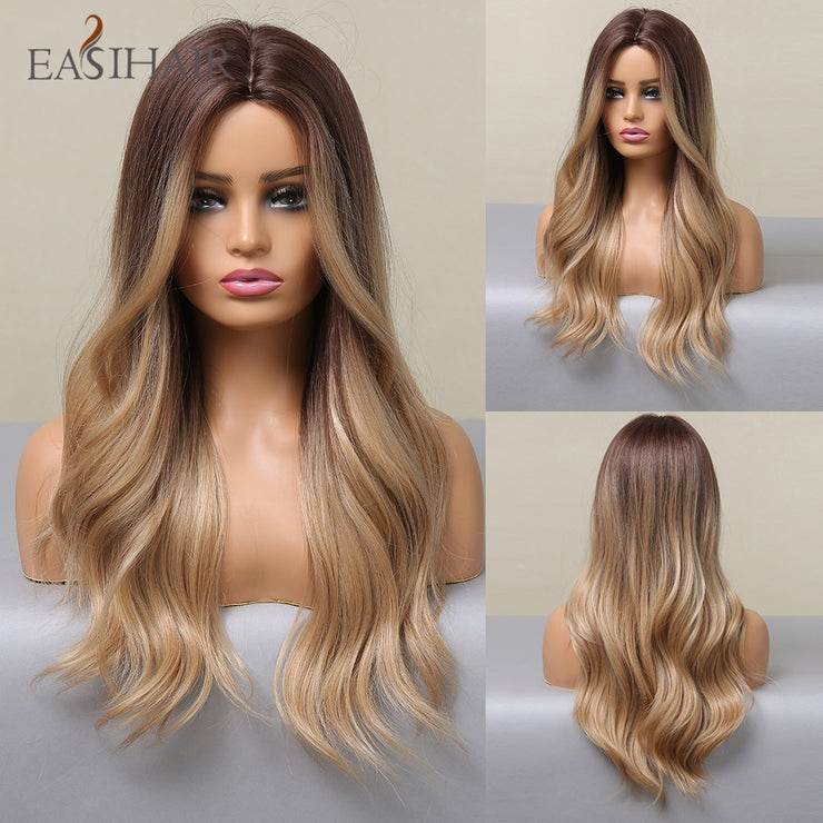 EASIHAIR Wavy Heat Resistant Synthetic Wigs