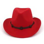 Cowboy Cowgirl  Leather band Fedora