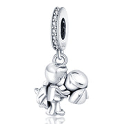 100% Silver Pandora Bracelet Animal Pendants