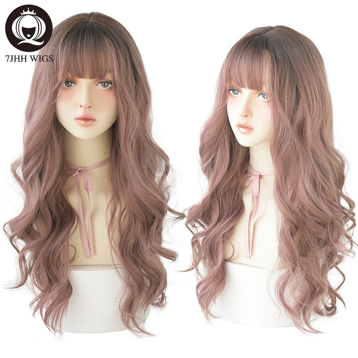 Long Wavy Synthetic Wigs Heat Resistant