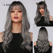 La Sylphide  Long Synthetic Wig Wave Heat Resistant