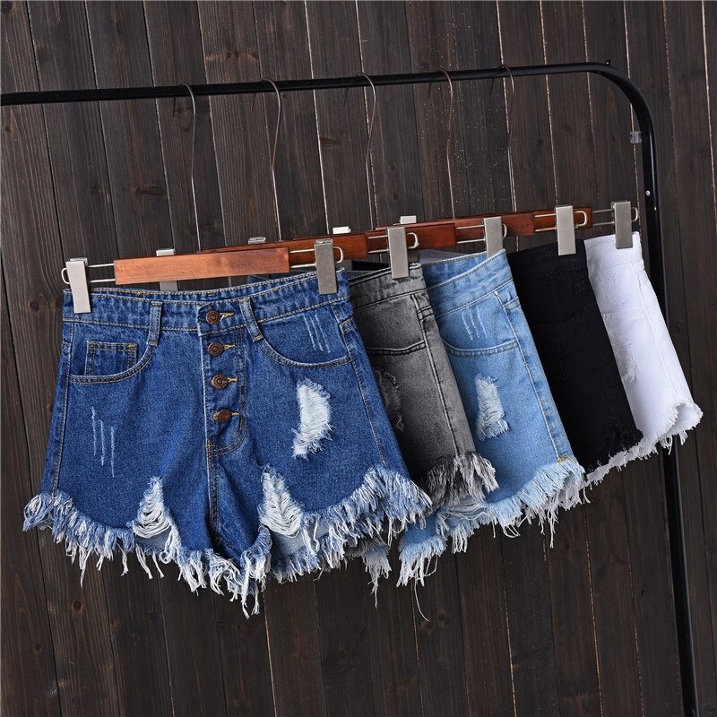 Frayed Ripped Shorts