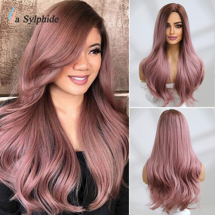 La Sylphide  Long Synthetic Wig Wave Heat Resistant