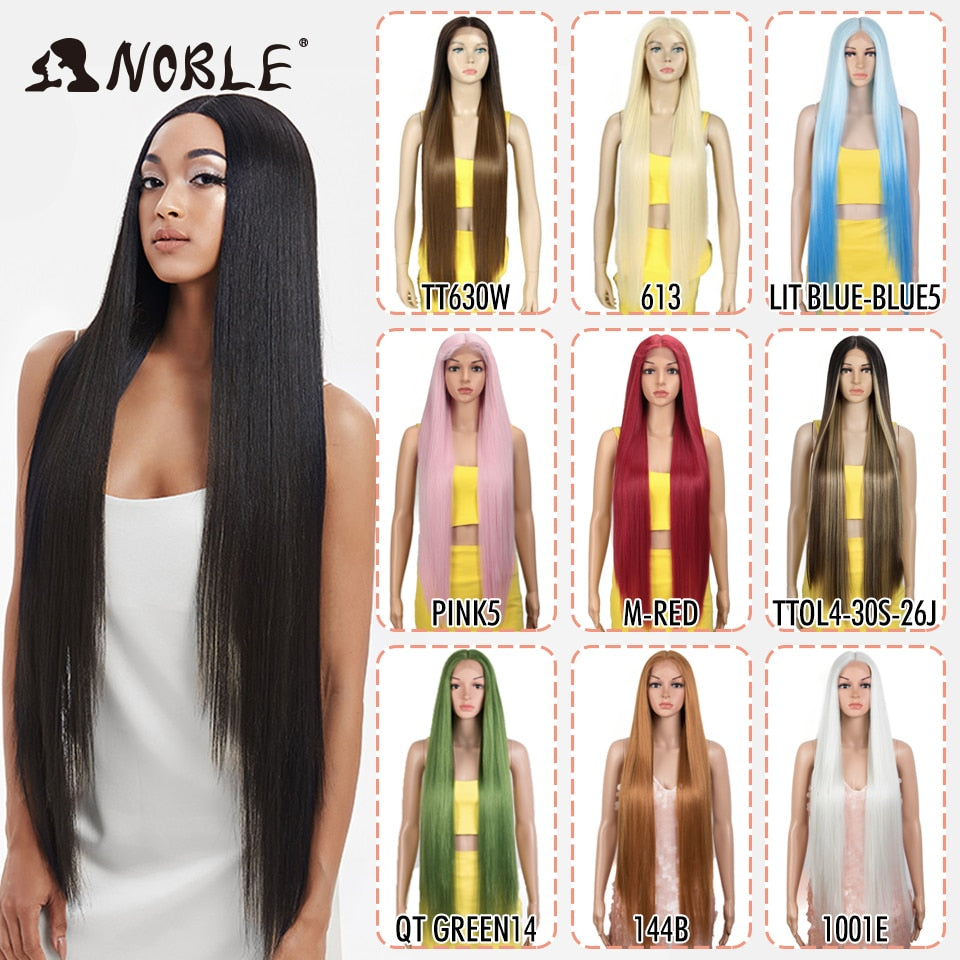 Noble Synthetic Straight Lace Front Wig