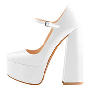 Mary-Jane 16CM Ankle Strap High Heels