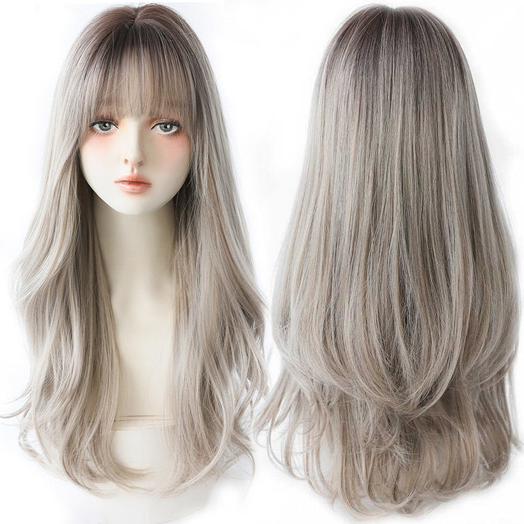 Long Wavy Synthetic Wigs Heat Resistant