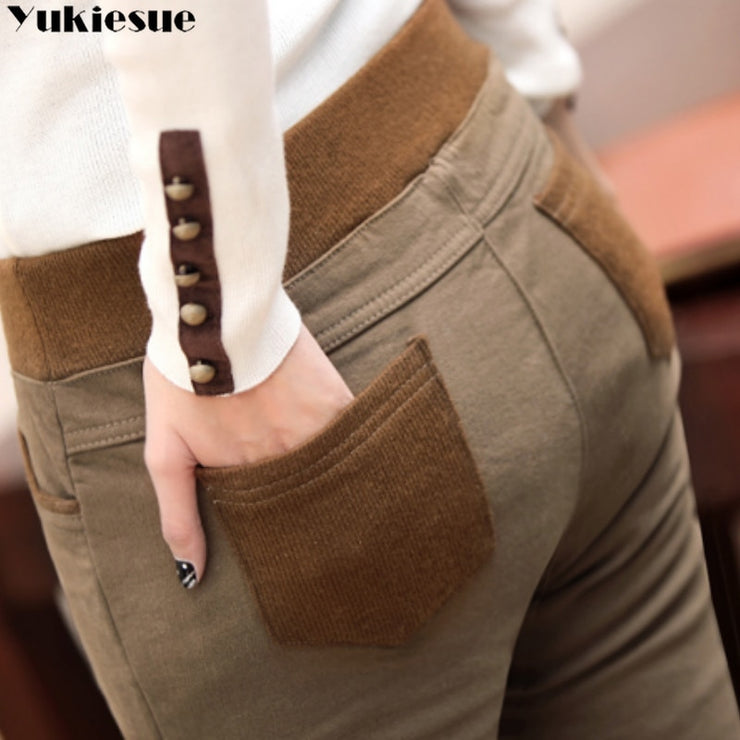 Pencil Pants High Waist Skinny Jeggings