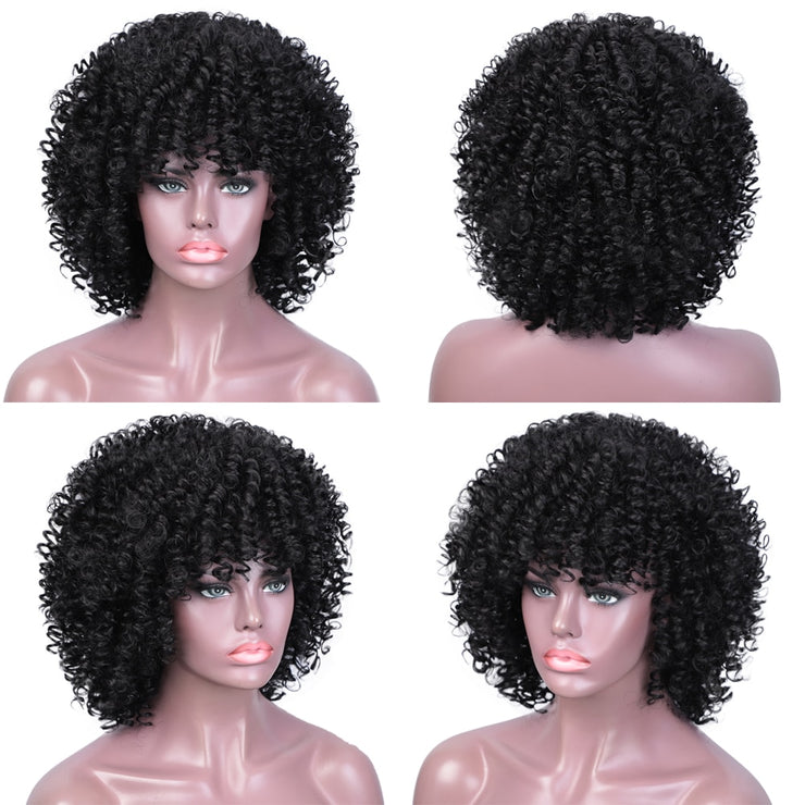 Short Gray Synthetic Wigs