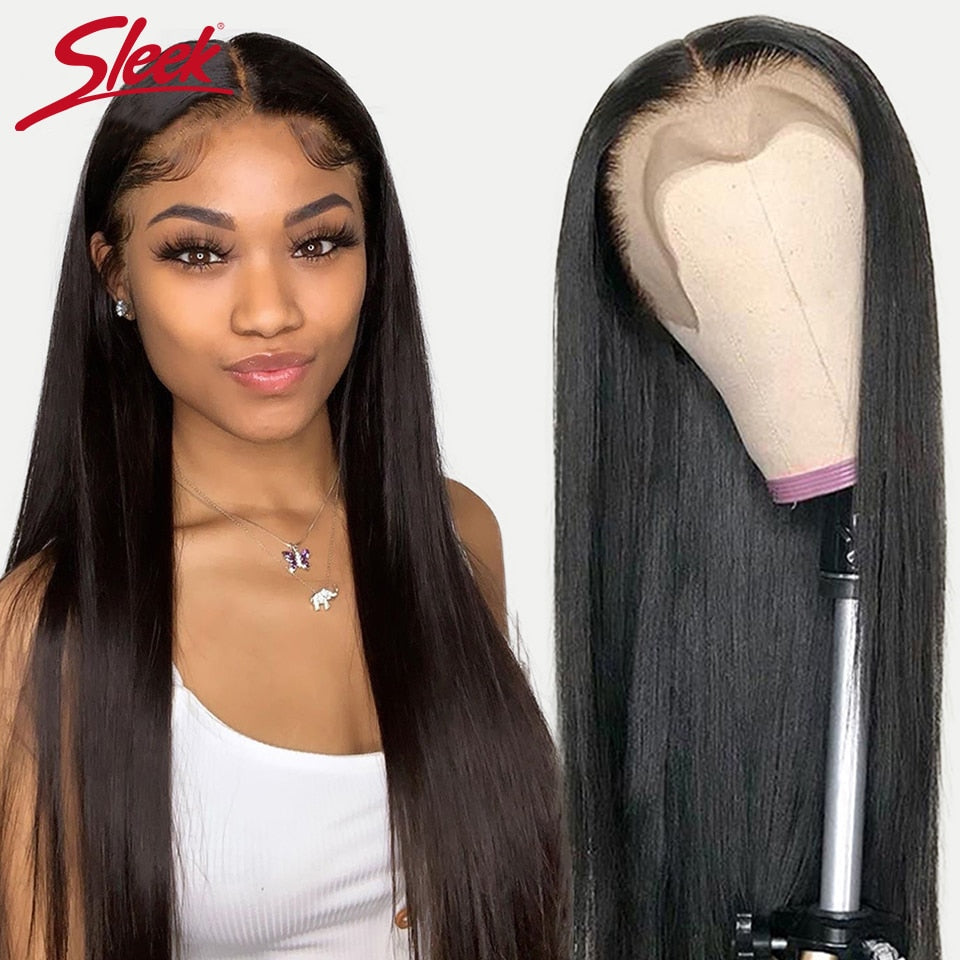 Straight Lace Front, T Part, and Lace Frontal Human Hair Wigs