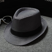 Unisex Plaid Fedoras Hats