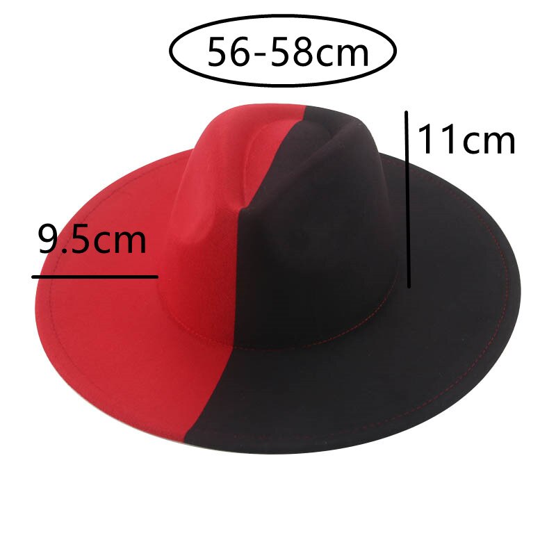 Men Gradient Color Luxury Fedoras