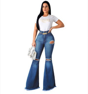 Flare Leg Denim Jeans