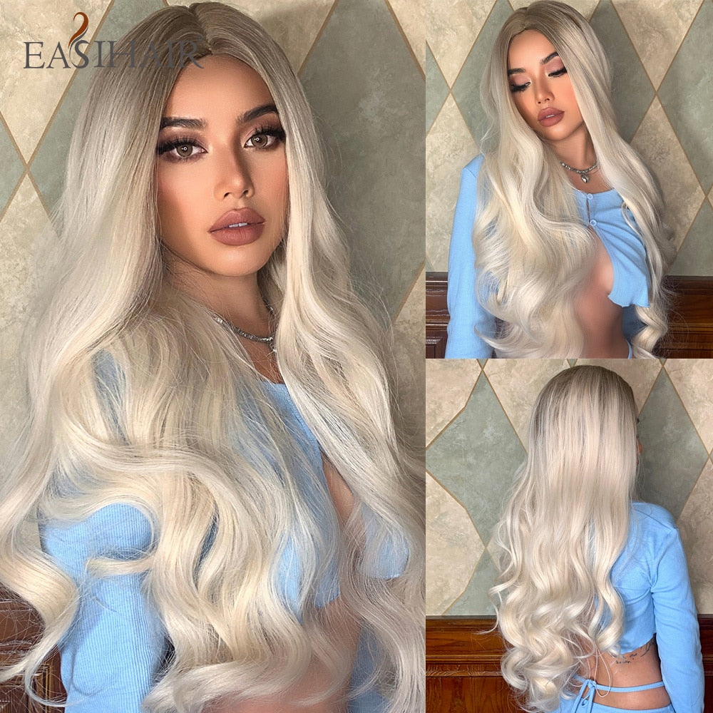 EASIHAIR Wavy Heat Resistant Synthetic Wigs