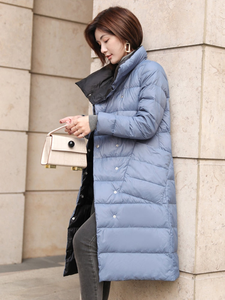 Thick Double-Sided Duck Down Coat