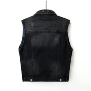 Black Denim Vest