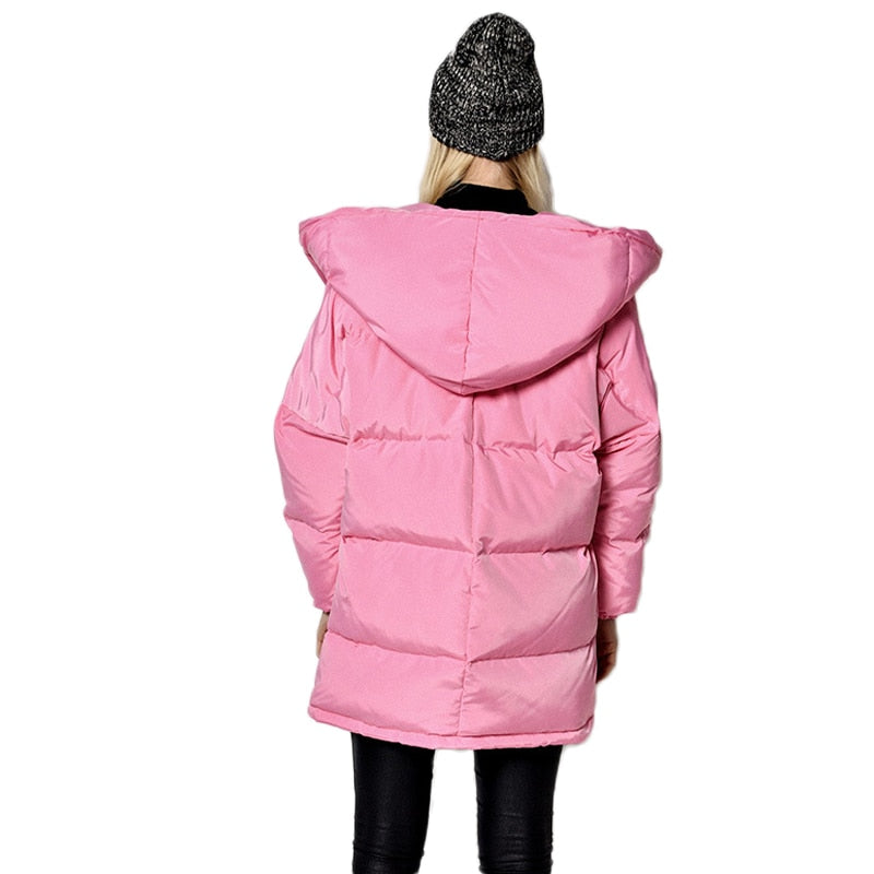 Duck Down Parkas Hooded Coats