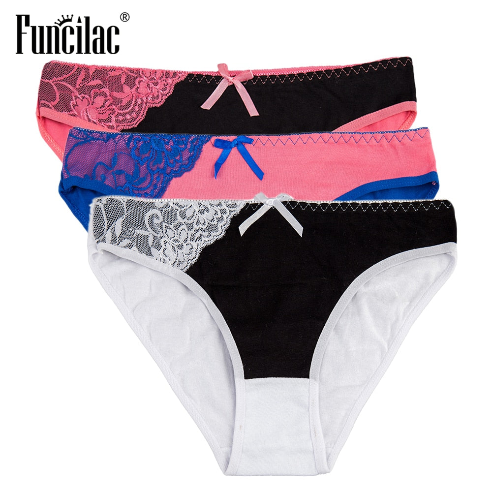 Lace Patchwork Briefs